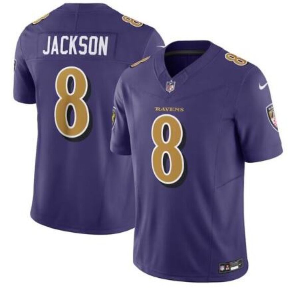 Baltimore Ravens Lamar Jackson Purple Vapor F.U.S.E. Limited Jersey